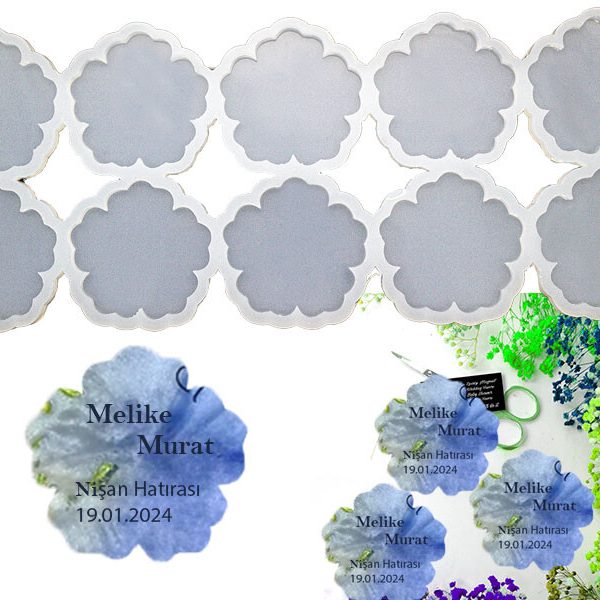 10'lu Katalina Model Magnet Epoksi Kalıbı EPK-714