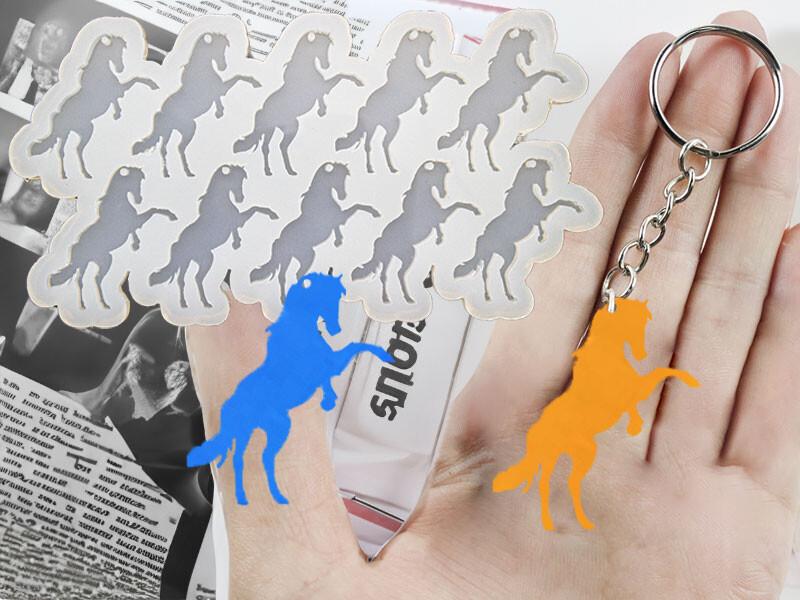 10'lu Şahlanan At Anahtarlık Epoksi Kalıbı EPK-710