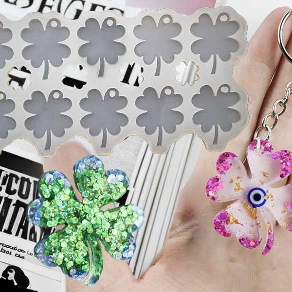 10'lu Yonca Anahtarlık Epoksi Kalıbı EPK-724