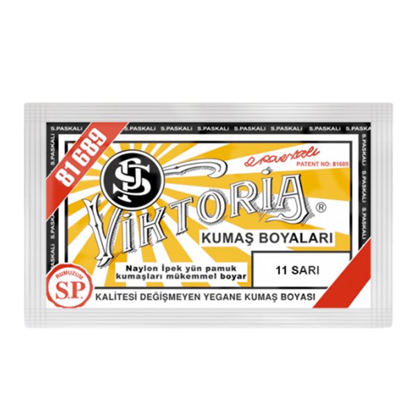 Viktoria Kumaş Boyası 11 Sarı  Renk