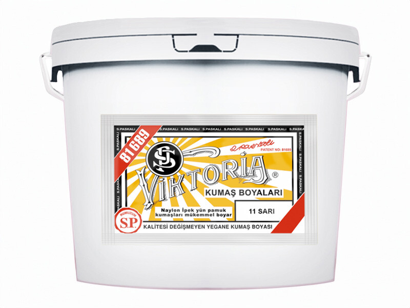 Viktoria Kumaş Boyası 11 Sarı  Renk 5 Kg