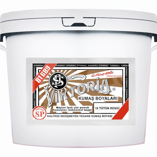Viktoria Kumaş Boyası 16 Tütün  Renk 5 Kg