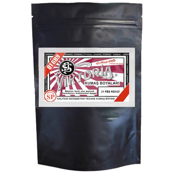 Viktoria Kumaş Boyası 21 Fes  Renk 1 Kg