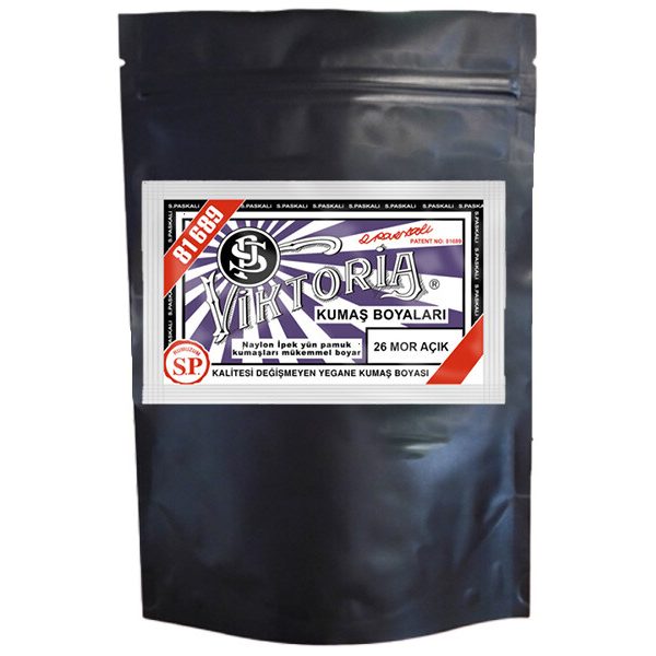 Viktoria Kumaş Boyası 26 Mor Açık  Renk 1 Kg