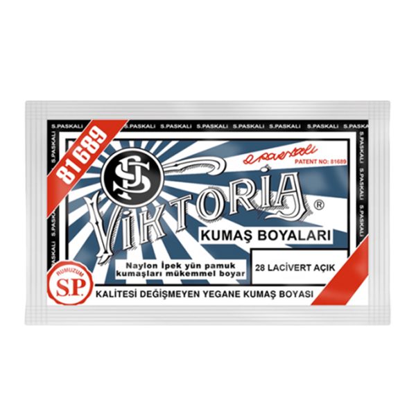 Viktoria Kumaş Boyası 28 Açık Lacivert  Renk