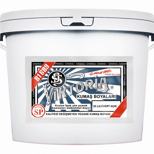 Viktoria Kumaş Boyası 28 Açık Lacivert  Renk 5 Kg