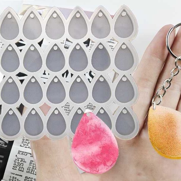 28'li Damla Anahtarlık Epoksi Kalıbı EPK-718