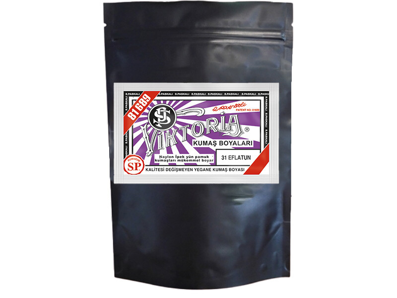 Viktoria Kumaş Boyası 31 Eflatun  Renk 1 Kg