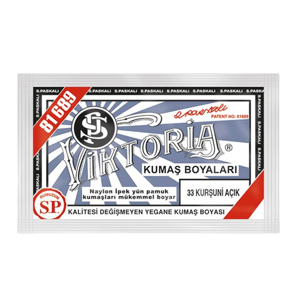Viktoria Kumaş Boyası 33 Kurşuni Açık  Renk