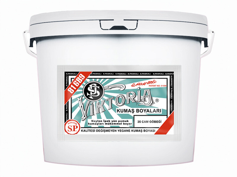 Viktoria Kumaş Boyası 35 Cam Göbeği  Renk 5 Kg