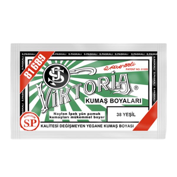 Viktoria Kumaş Boyası 38 Yeşil  Renk