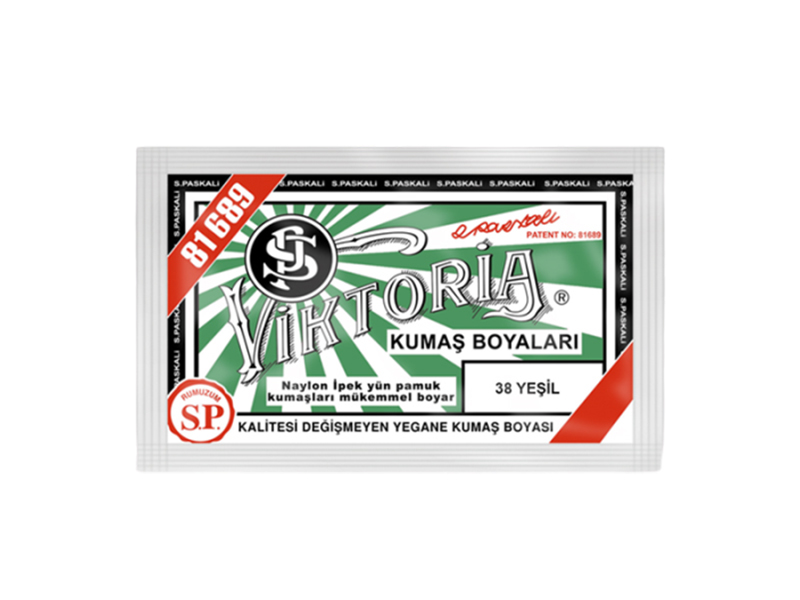 Viktoria Kumaş Boyası 38 Yeşil  Renk