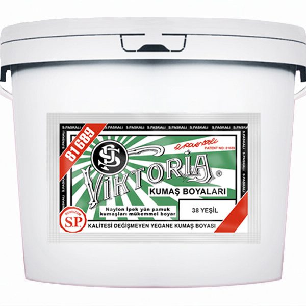 Viktoria Kumaş Boyası 38 Yeşil  Renk 5 Kg