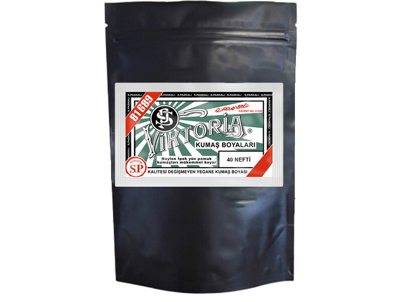 Viktoria Kumaş Boyası 40 Nefti  Renk 1 Kg