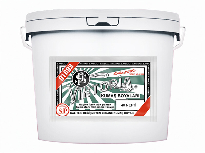 Viktoria Kumaş Boyası 40 Nefti  Renk 5 Kg