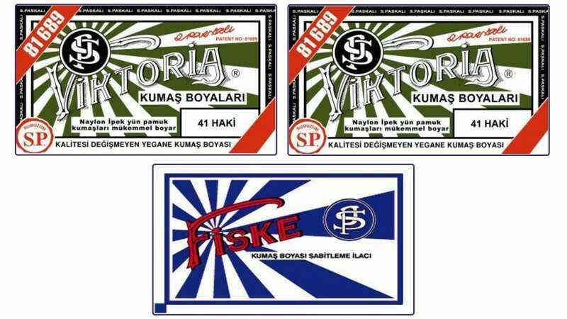 Viktoria Kumaş Boyası 41 Haki  Renk  2 Adet + Fiske Sabitleme İlacı