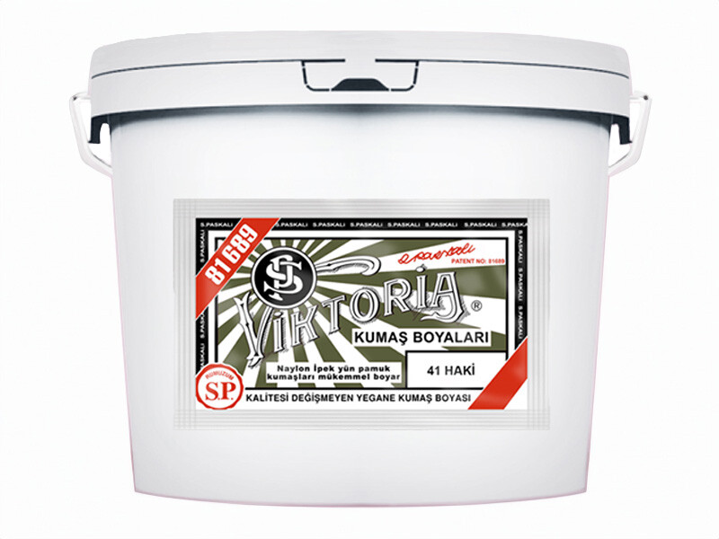 Viktoria Kumaş Boyası 41 Haki  Renk 5 Kg