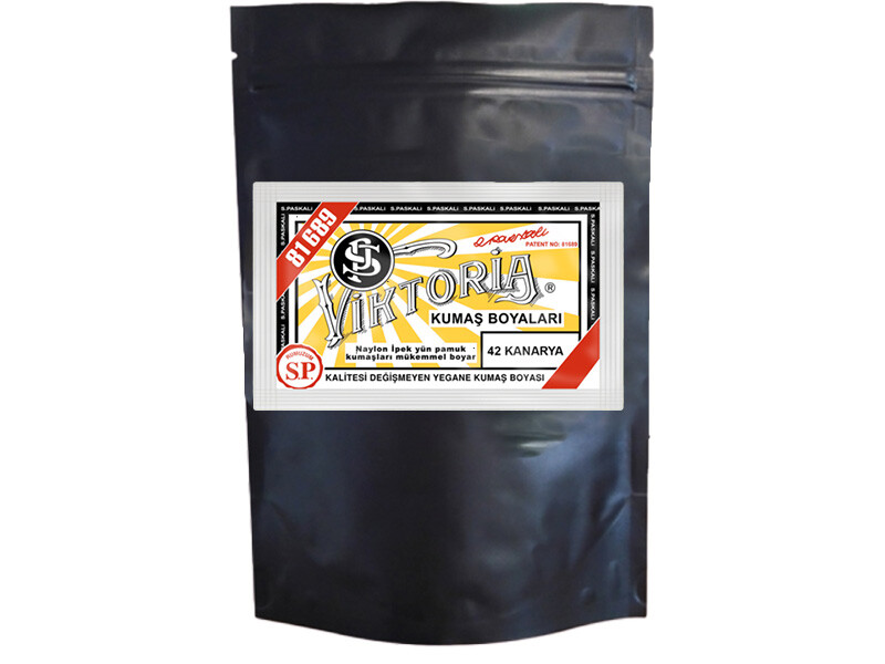Viktoria Kumaş Boyası 42 Kanarya  Renk 1 Kg
