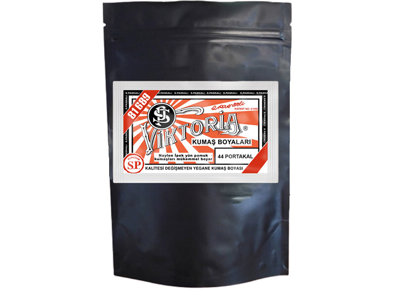 Viktoria Kumaş Boyası 44 Portakal  Renk 1 Kg