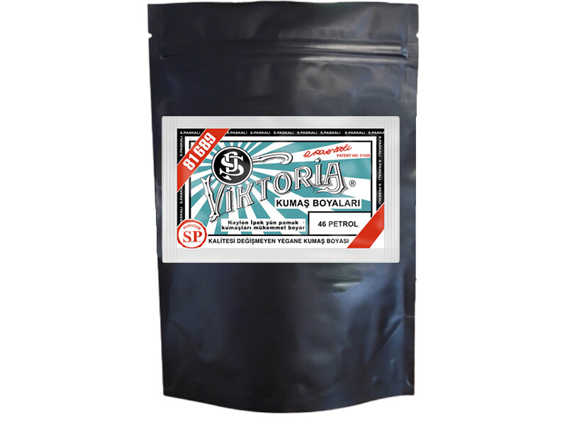 Viktoria Kumaş Boyası 46 Petrol  Renk 1 Kg