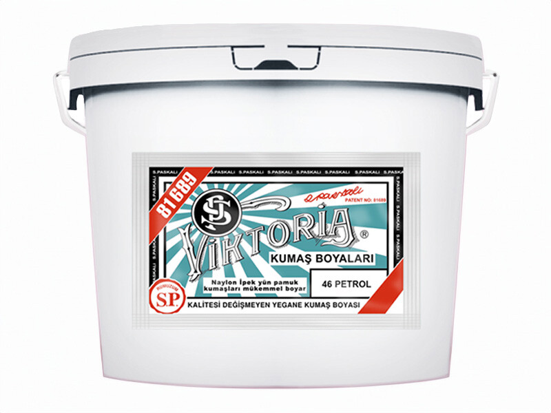 Viktoria Kumaş Boyası 46 Petrol  Renk 5 Kg