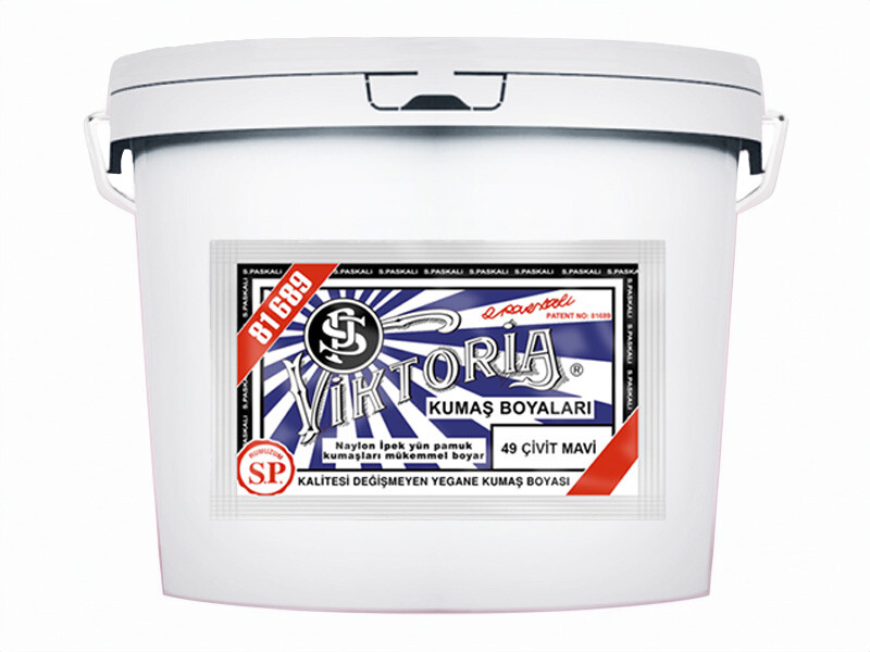 Viktoria Kumaş Boyası 49 Çivit Mavi  Renk 5 Kg