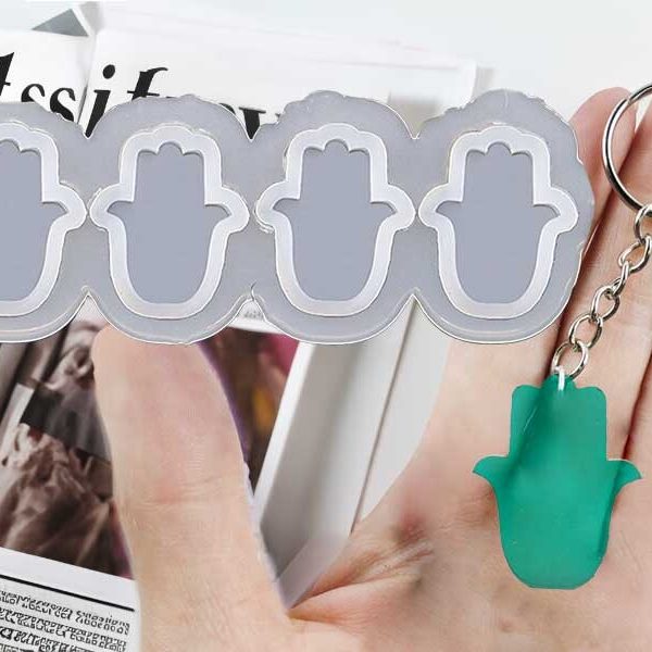 4'lü Fatmanıneli Anahtarlık Epoksi Kalıbı EPK-644