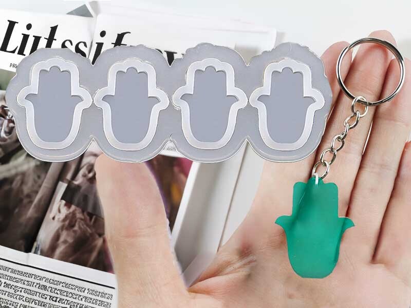 4'lü Fatmanıneli Anahtarlık Epoksi Kalıbı EPK-644