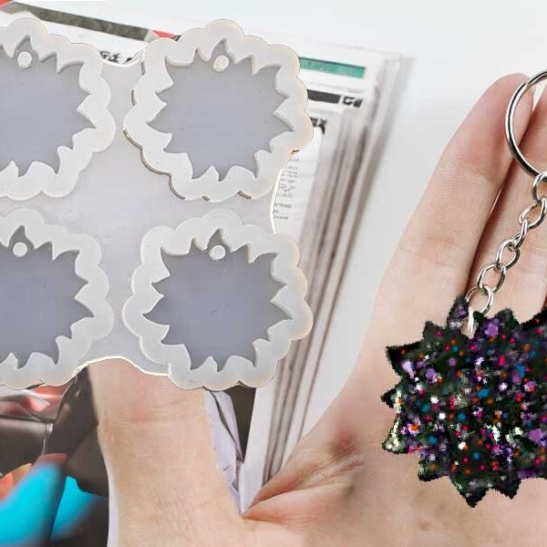 4'lü Güneş Model Anahtarlık Epoksi Kalıbı EPK-639