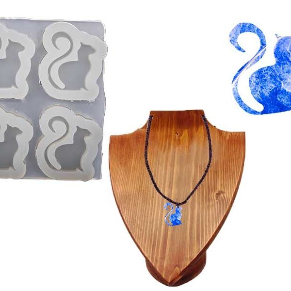 4'lü Sincap Kolye Epoksi Kalıbı EPK-634