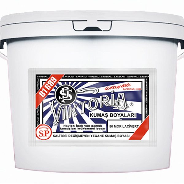 Viktoria Kumaş Boyası 50 M.Lacivert  Renk 5 Kg