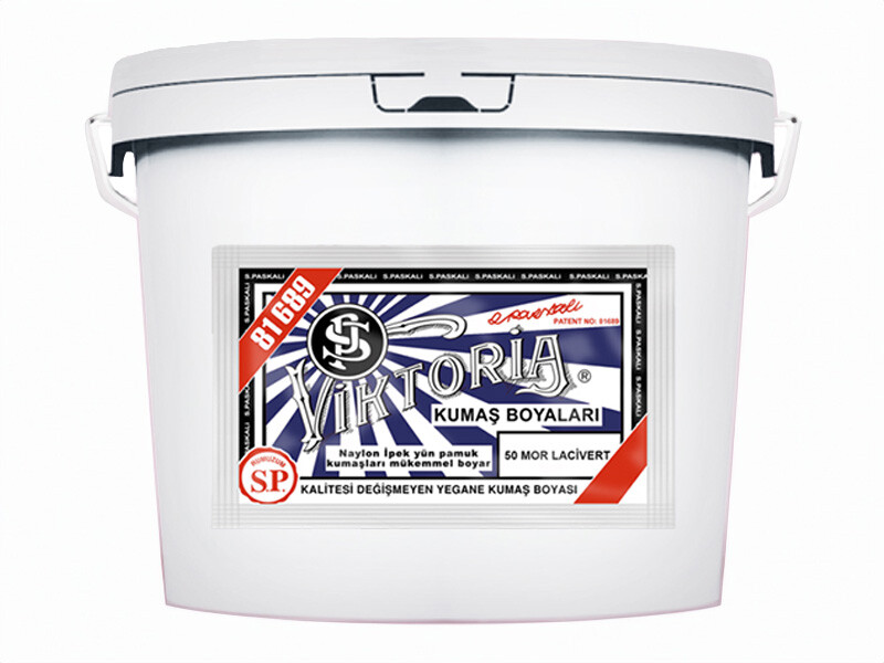 Viktoria Kumaş Boyası 50 M.Lacivert  Renk 5 Kg