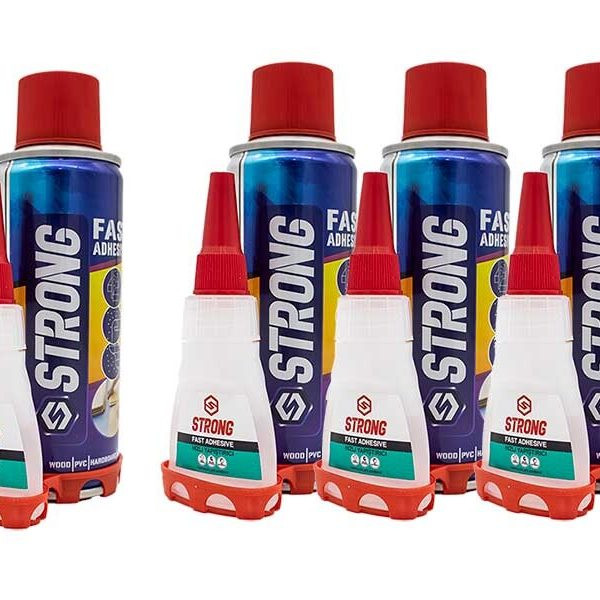 Strong Hızlı Yapıştırıcı 200 ml+35 ml 50 Adet