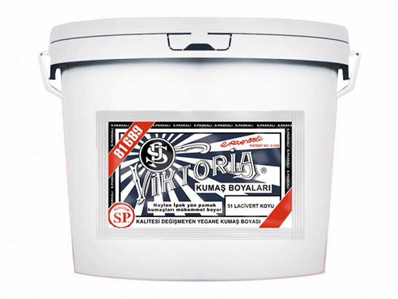 Viktoria Kumaş Boyası 51 Lacivert Koyu  Renk 5 Kg