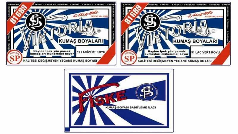 Viktoria Kumaş Boyası 51 Lacivert  Renk  2 Adet + Fiske Sabitleme İlacı