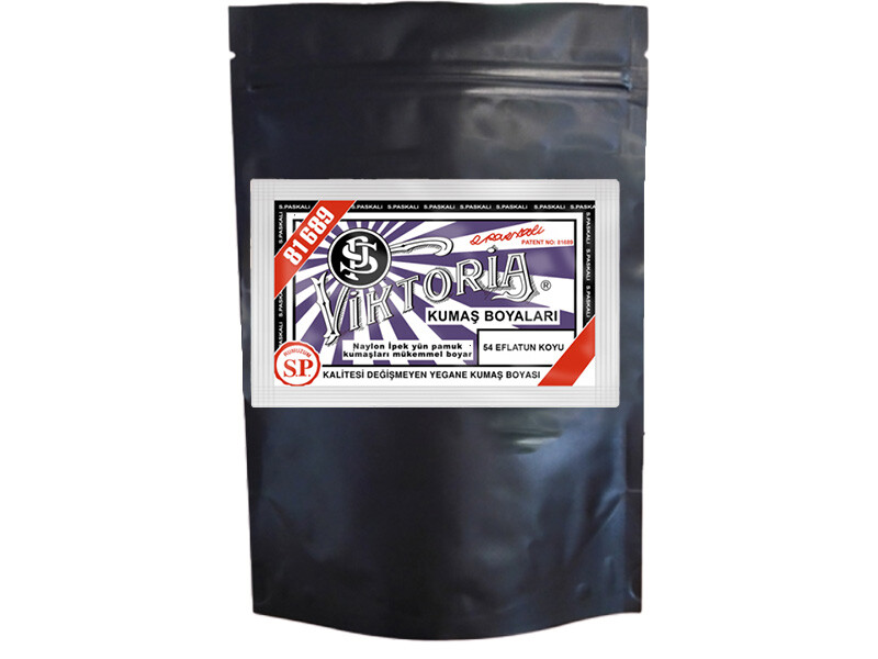 Viktoria Kumaş Boyası 54 Eflatun Koyu  Renk 1 Kg