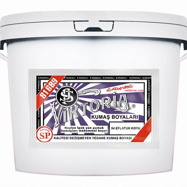 Viktoria Kumaş Boyası 54 Eflatun Koyu  Renk 5 Kg
