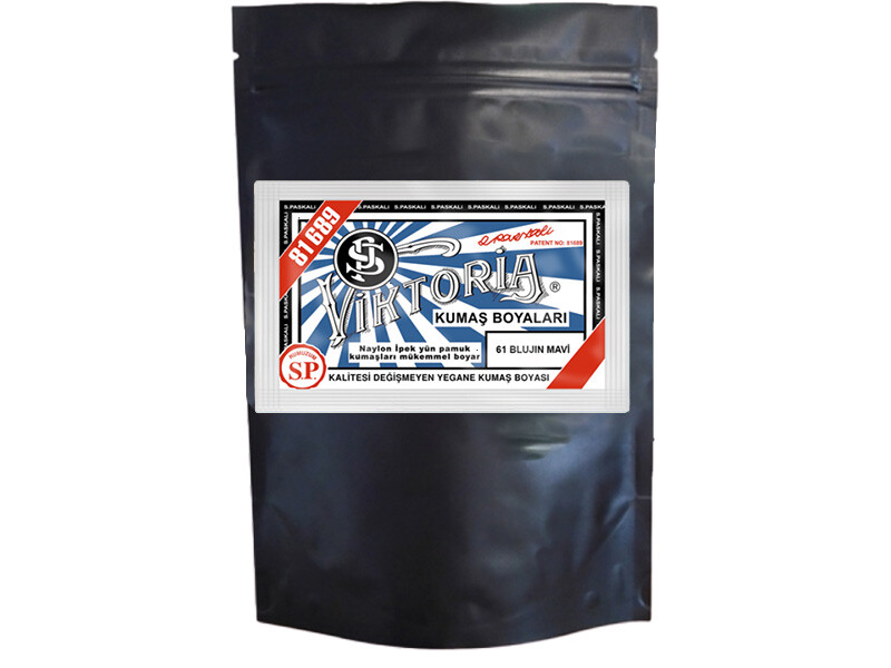 Viktoria Kumaş Boyası 61 Blujin  Renk 1 Kg