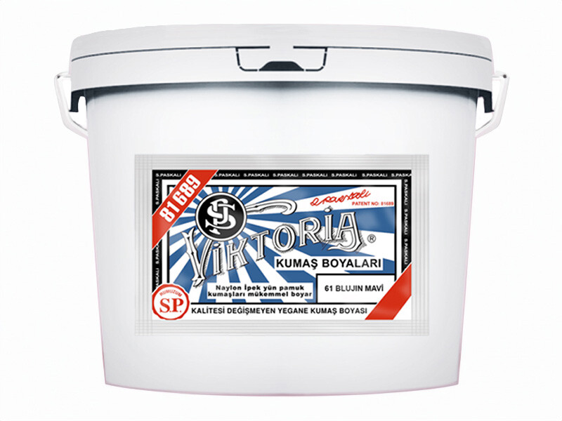 Viktoria Kumaş Boyası 61 Blujin  Renk 5 Kg