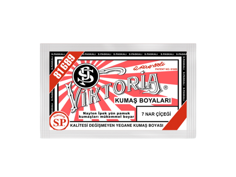 Viktoria Kumaş Boyası 7 Nar Çiçeği  Renk