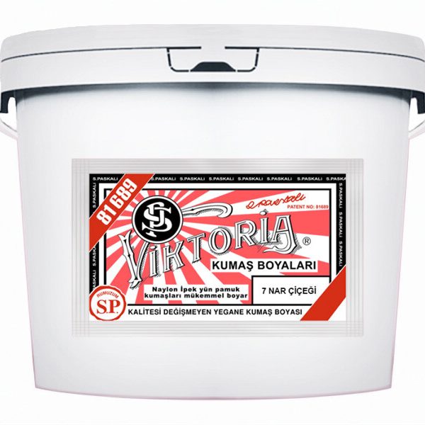 Viktoria Kumaş Boyası 7 Nar Çiçeği  Renk 5 Kg