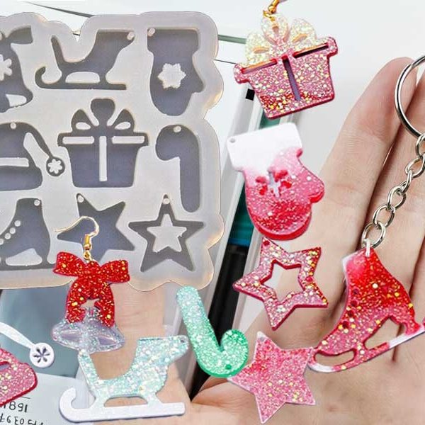 9'lu Yılbaşı Model Anahtarlık Epoksi Kalıbı EPK-766