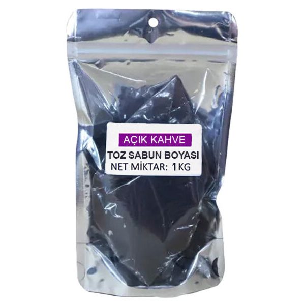 Açık Kahve Toz Doğal Sabun Boyası 1 KG