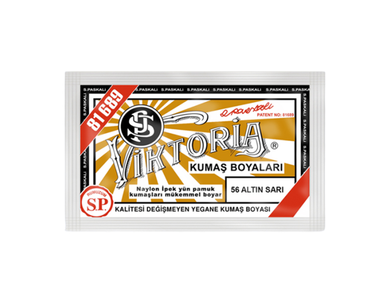 Viktoria Kumaş Boyası 56 Altın Sarı  Renk