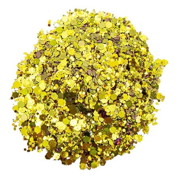 Altın Sarısı Holografik Glitter Epoksi Süsleme Aksesuarı 25 GR