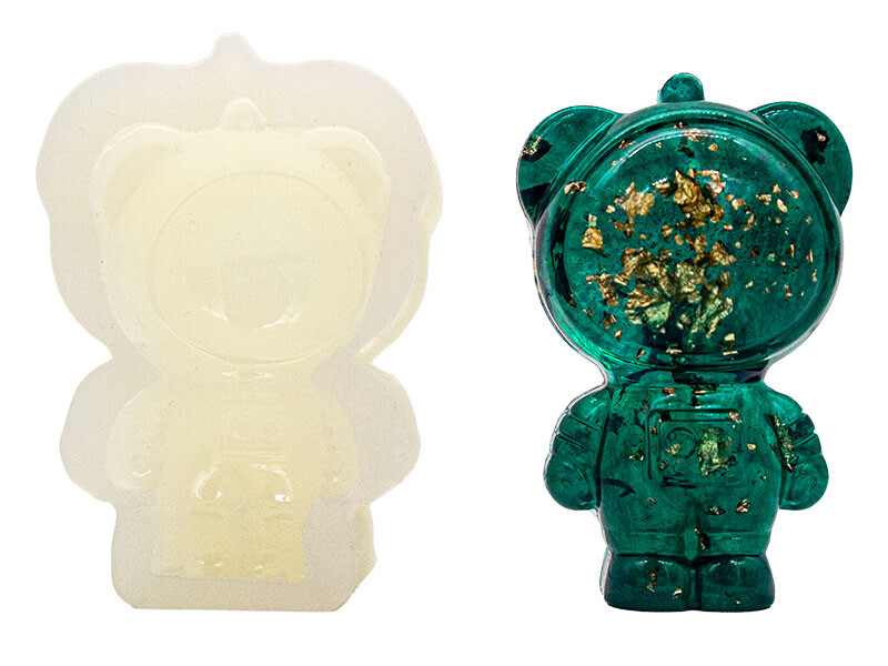 Astronot 2 Düğmeli Epoksi Kalıbı EPK-785