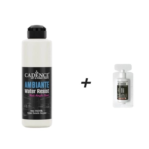 AW02 Ambiante Pak Beyaz Islak Zemin Boyası 250 ML+ Katalizör 10 GR