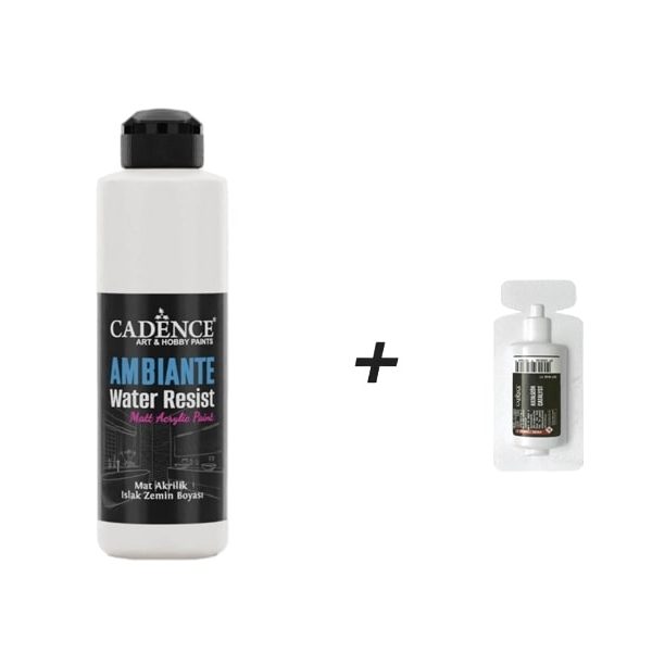 AW04 Ambiante Antik Beyaz Islak Zemin Boyası 250 ML+ Katalizör 10 GR