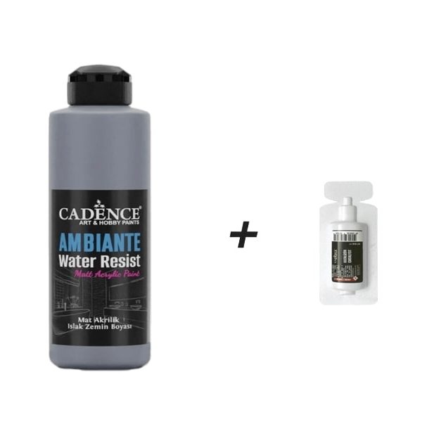 AW21 Ambiante Koyu Gri Islak Zemin Boyası 250 ML+ Katalizör 10 GR