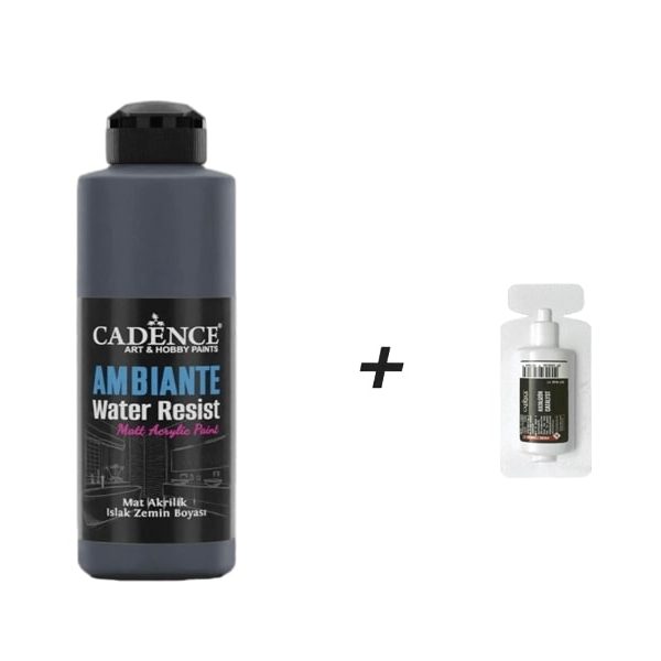 AW23 Ambiante Antrasit Siyah Islak Zemin Boyası 250 ML+ Katalizör 10 GR